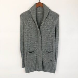 Smartwool‎ Womens Hesperus Full Zip Cardigan Sweater Gray Size S